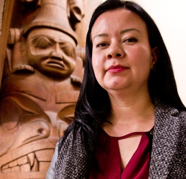 Ginger Gosnell-Myers started the Facebook group Nisga’a Democracy and Governance to inform citizens about decisions that impact them, debate those decisions and hold legislators accountable. Wawmeesh Hamilton