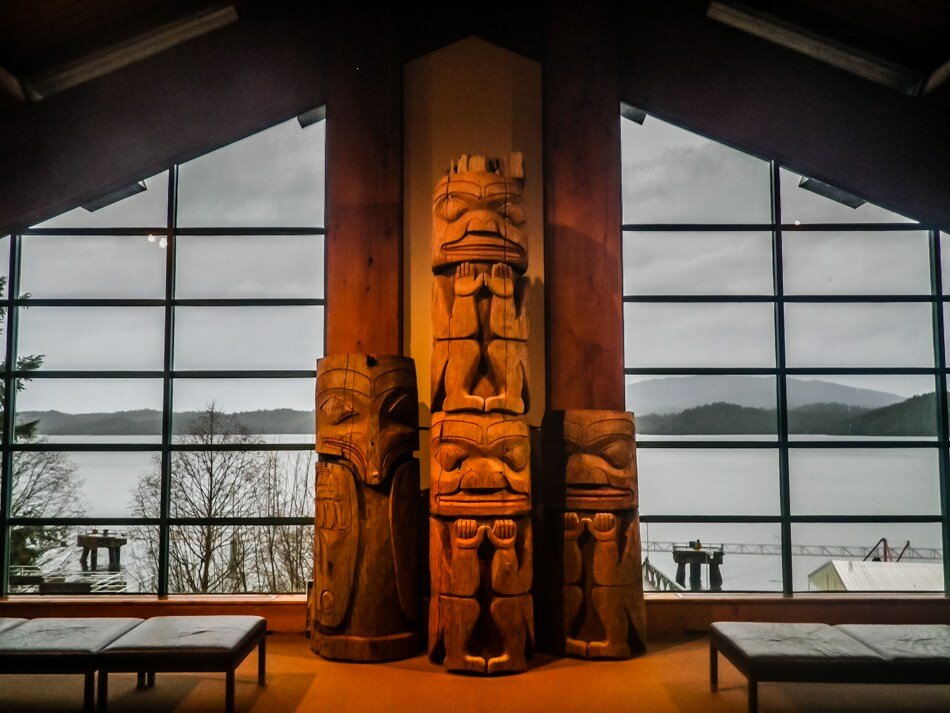 Regional northwest carving traditions on display at Prince Rupert's Museum of Northern BC.Christopher Pollon