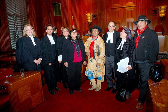 On June 26, 2014 the Supreme Court of Canada issued an unprecedented decision on Indigenous land rights in Tsilhqot’in Nation v. British Columbia, granting the first declaration of Aboriginal Title in Canadian history. This is the team of people who won the case. 
