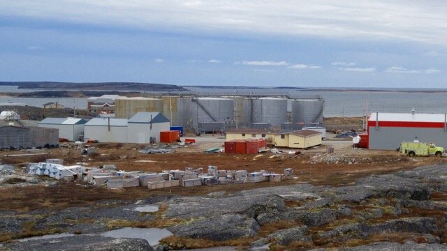 Diesel tank storage for the Inukjuak community.