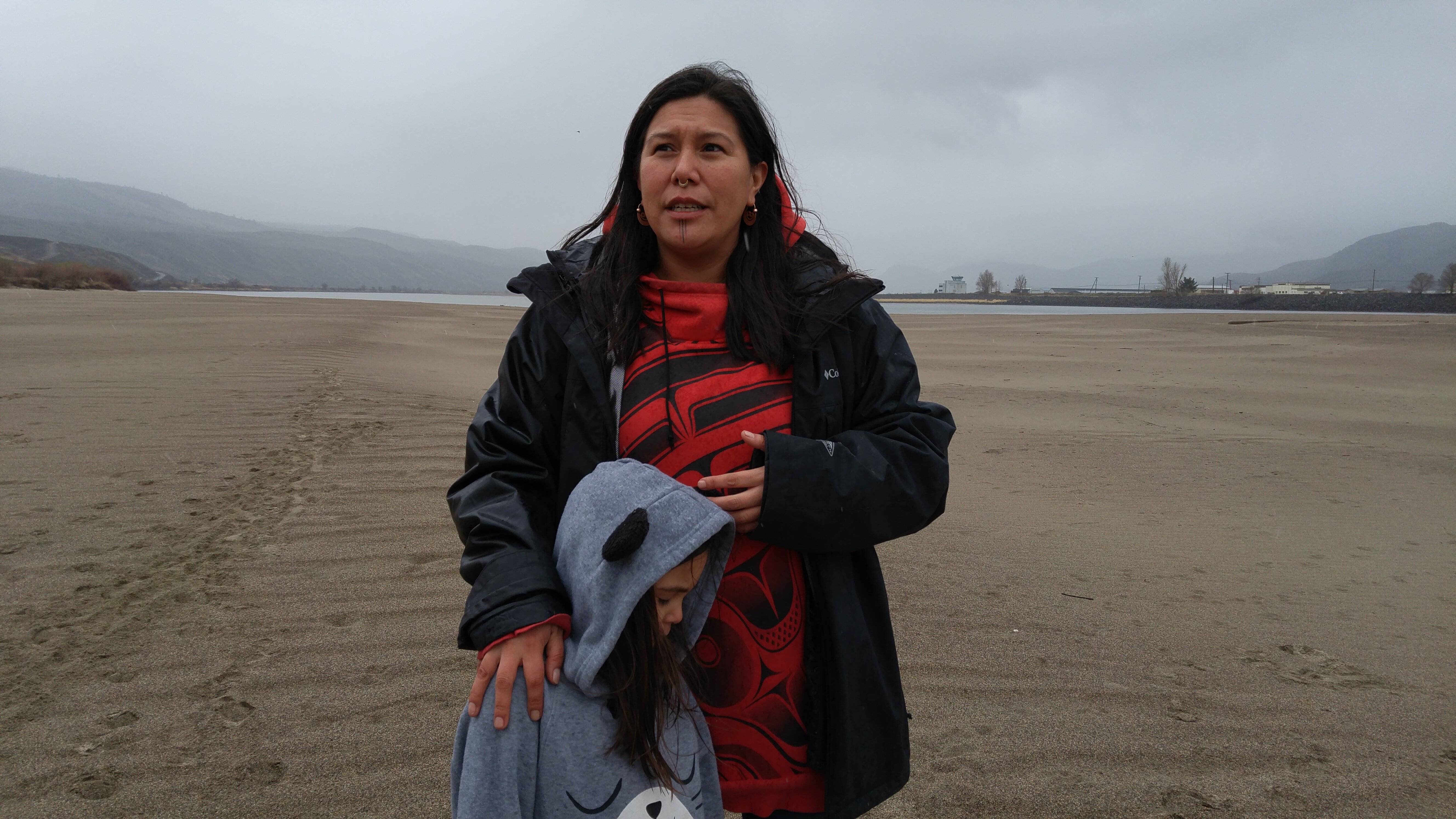 Indigenous rights activist Kanahus Manuel is challenging provincial jurisdiction over Secwepemc territory in B.C.’s interior by protesting the Trans Mountain Expansion Project. Photo by Trevor Jang