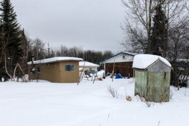 Eighty per cent of homes in Pikangikum don't have indoor toilets because of a lack of wastewater infrastructure. Many have outhouses, as pictured here.Eric Bombicino